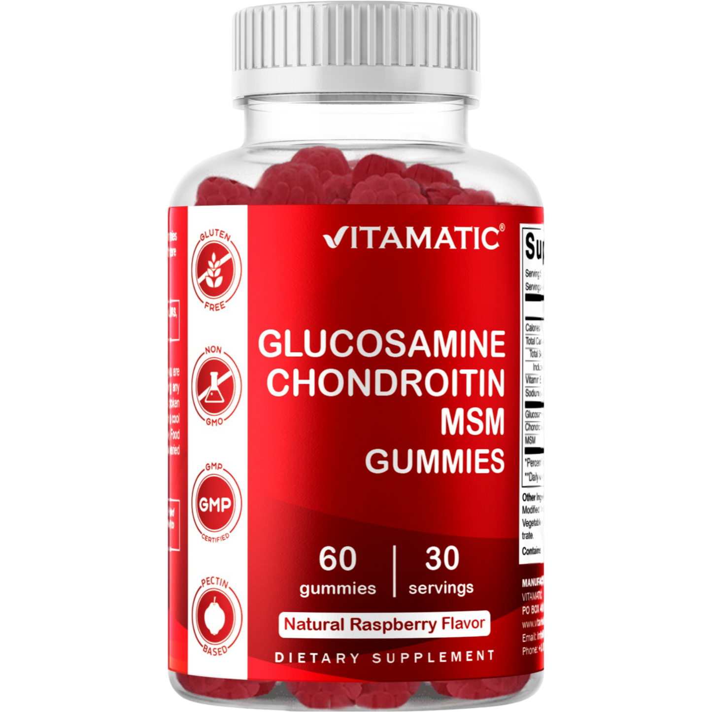 Glucosamine Chondroitin MSM & Vitamin E 60 Gummies