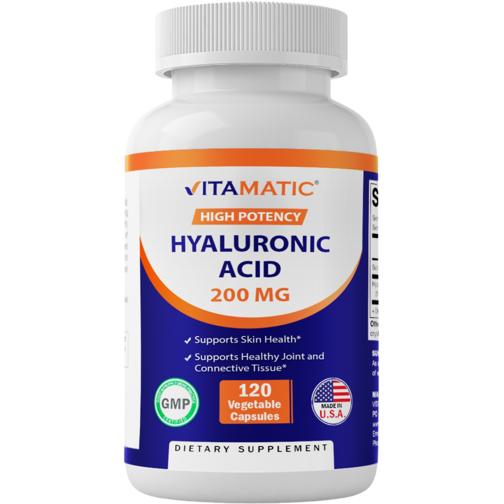 Hyaluronic Acid 200mg - 120 Capsules