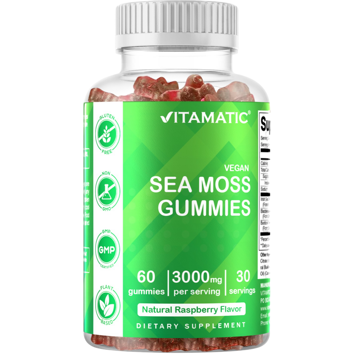 Irish Sea Moss - 60 Vegan Gummies