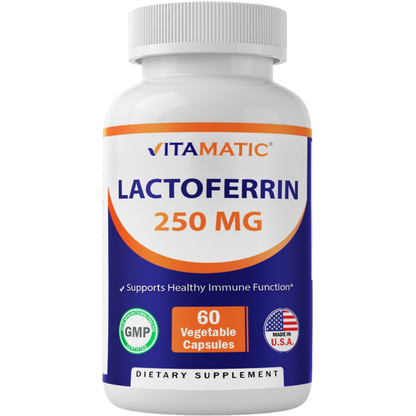 Lactoferrin 250 mg 60 Vegetable Capsules