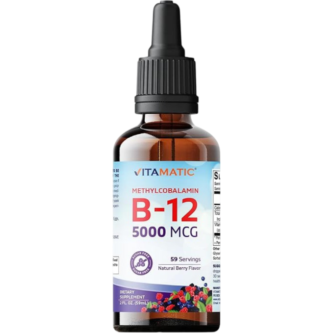 Liquid B12 Methyl B12 5000 mcg 2 OZ