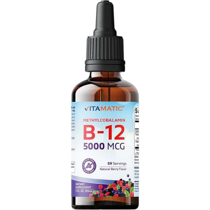 Liquid B12 Methyl B12 5000 mcg 2 OZ