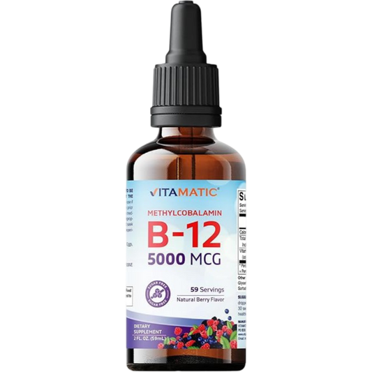 Liquid B12 Methyl B12 5000 mcg 2 OZ