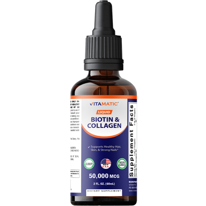 Liquid Biotin Collagen 2 OZ