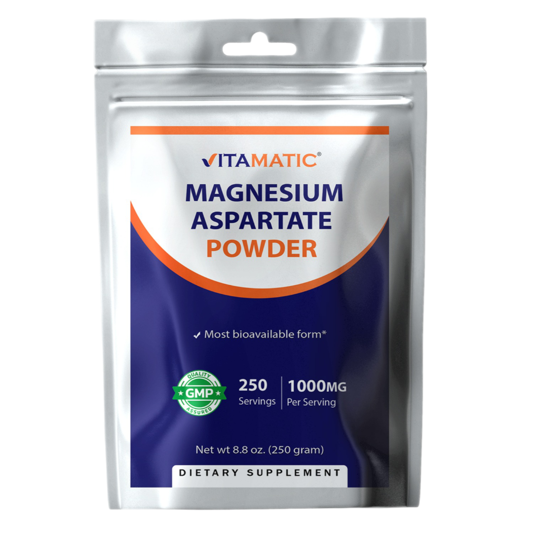 Magnesium Aspartate 250gram Powder - 250 Servings