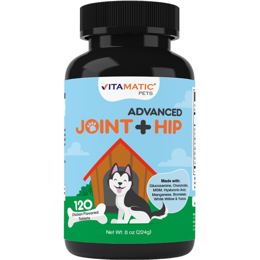 Maximum Strength Joint & Hip Health Supplement for Dogs 120 Chicken Flavored Tablets