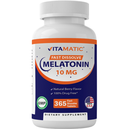 Melatonin 10mg 365 Fast Dissolve Tablets