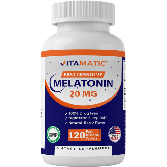 Melatonin 20mg Fast Dissolve 120 Tablets