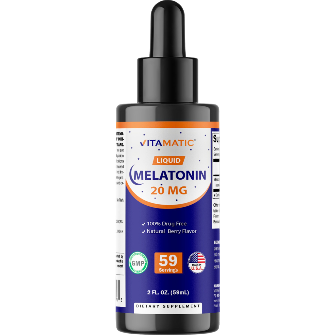 Melatonin 20mg Liquid Drops 2 Fluid Ounce