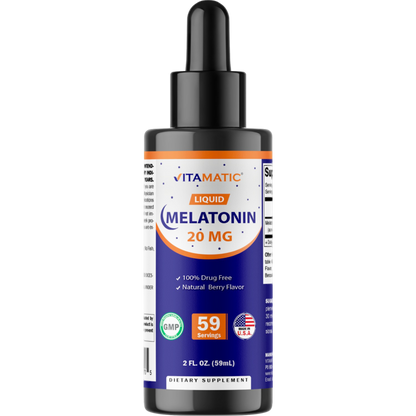 Melatonin 20mg Liquid Drops 2 Fluid Ounce