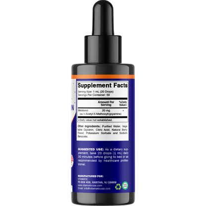 Melatonin 20mg Liquid Drops 2 Fluid Ounce