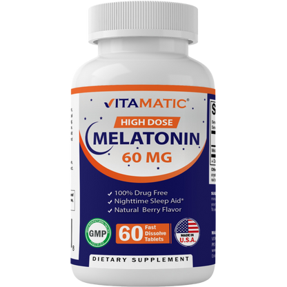 Melatonin 60mg - 60 Fast Dissolve Tablets