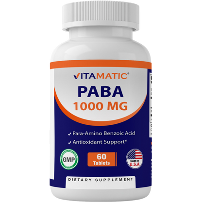 PABA 1000 mg - 60 Tablets