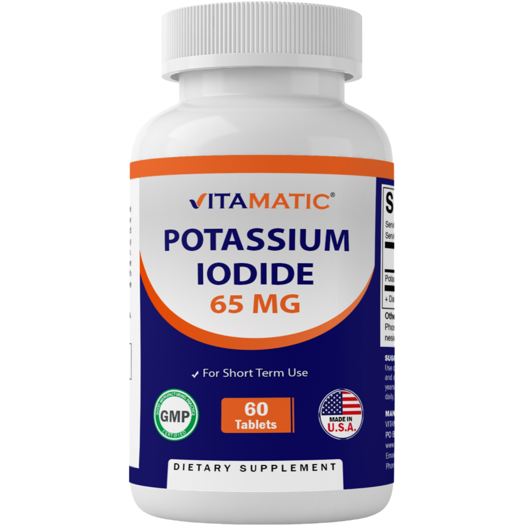 Potassium Iodide 65 mg per Serving - 60 Tablets