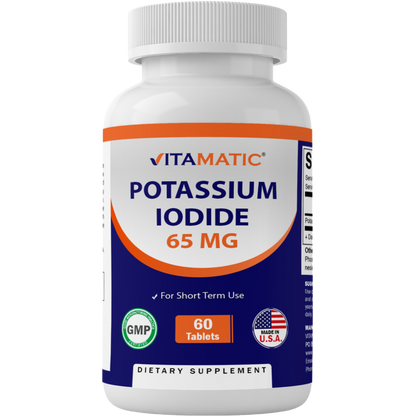 Potassium Iodide 65 mg per Serving - 60 Tablets