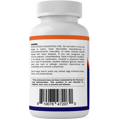 Potassium Iodide 65 mg per Serving - 60 Tablets