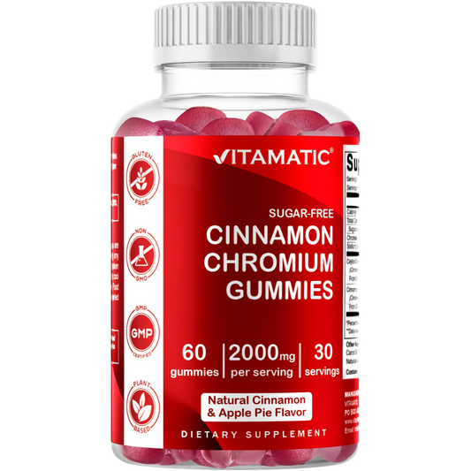 Sugar Free Cinnamon with Chormium 60 Gummies