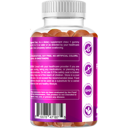 Sugar Free Folic Acid 1 mg - 120 Gummies