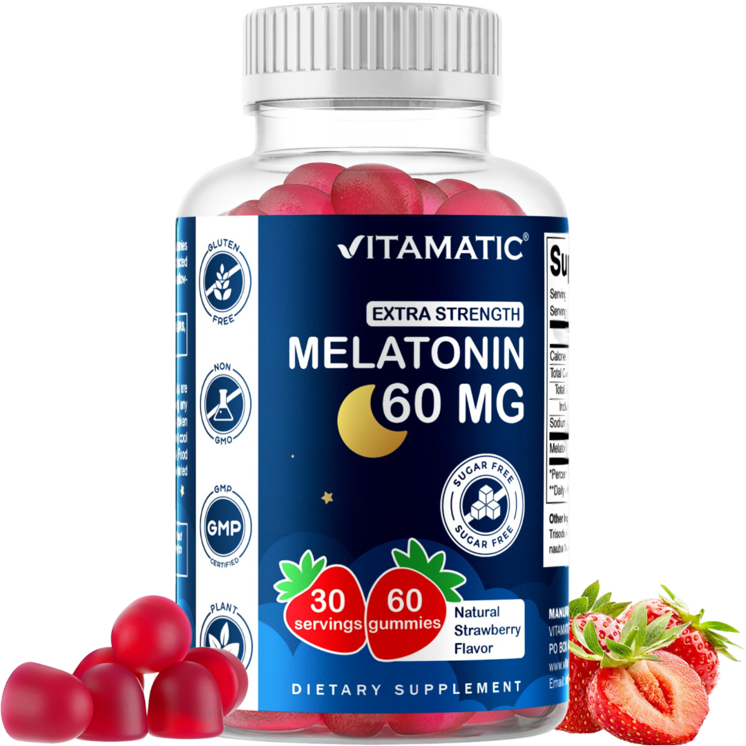 Sugar Free Melatonin 60mg - 60 Gummies