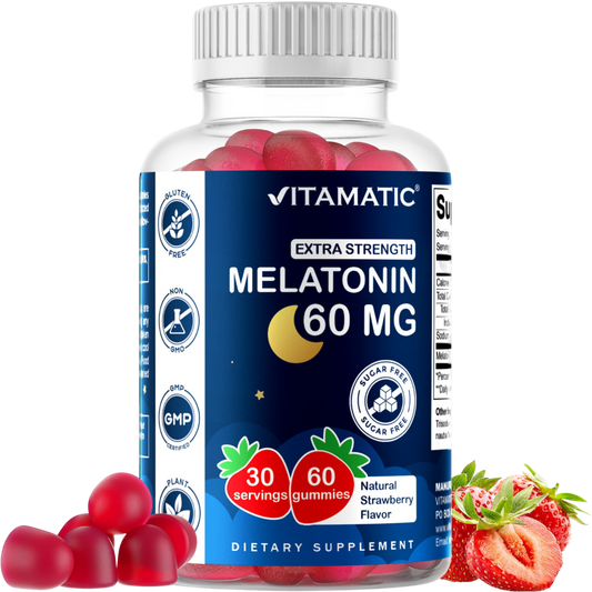 Sugar Free Melatonin 60mg - 60 Gummies