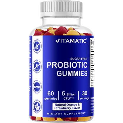 Sugar Free Probiotic 5 Billion - 60 Vegan Gummies