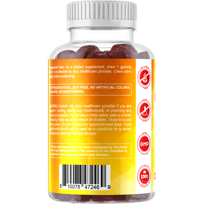 Sugar Free Vitamin D3 5000 IU - 120 Gummies