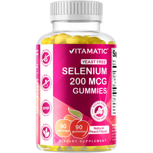 Sugar Free Yeast Free Selenium 200 mcg - 90 Gummies