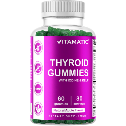 Thyroid Support with Kelp & Iodine - 60 Gummies