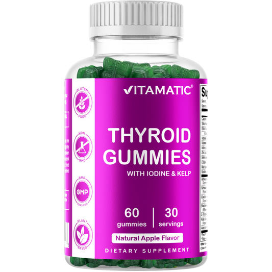 Thyroid Support with Kelp & Iodine - 60 Gummies