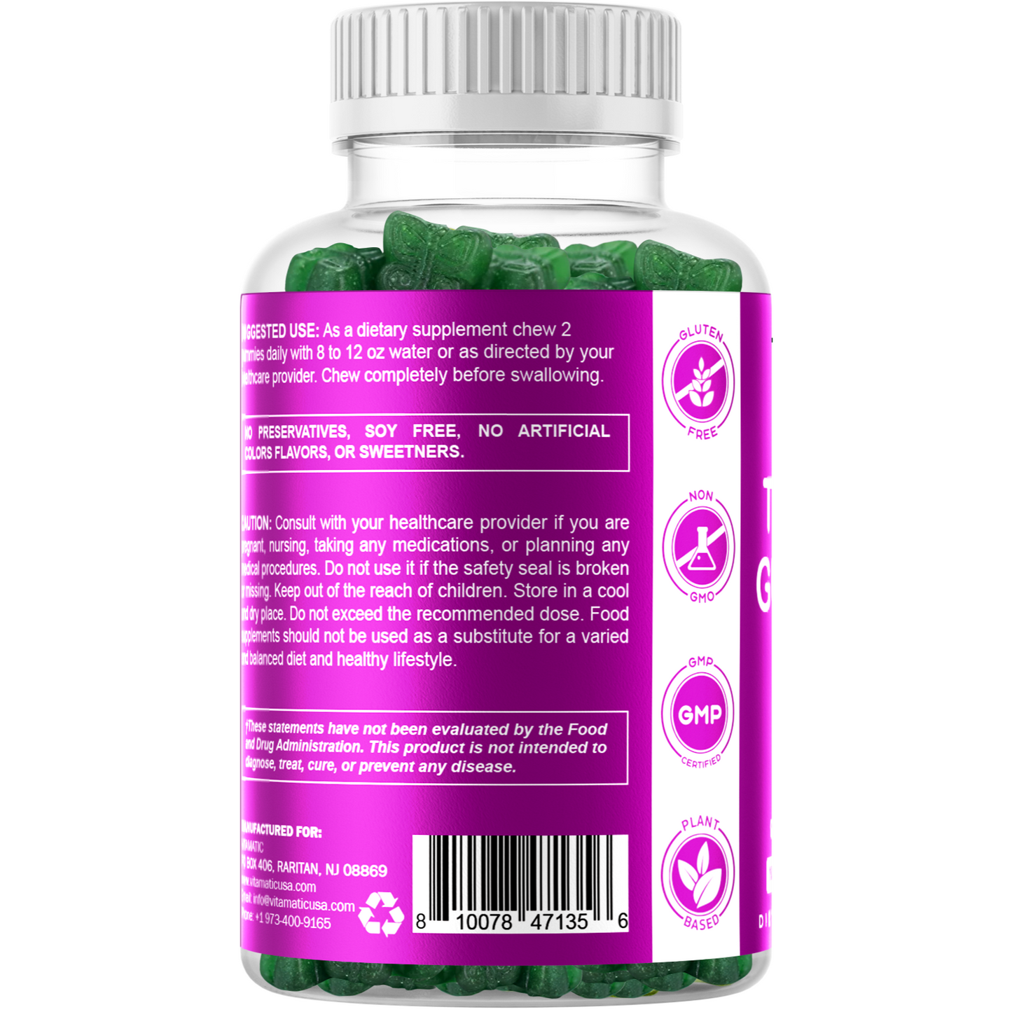 Thyroid Support with Kelp & Iodine - 60 Gummies