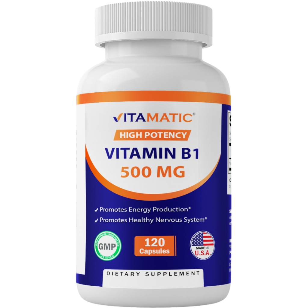 Vitamin B1 (Thiamine) 500mg - 120 Capsule