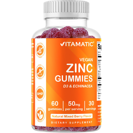 Zinc 50 mg - 60 Vegan Gummies