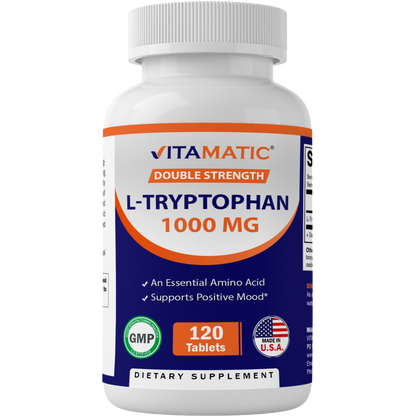 L-Tryptophan 1000mg - 120 Tablets