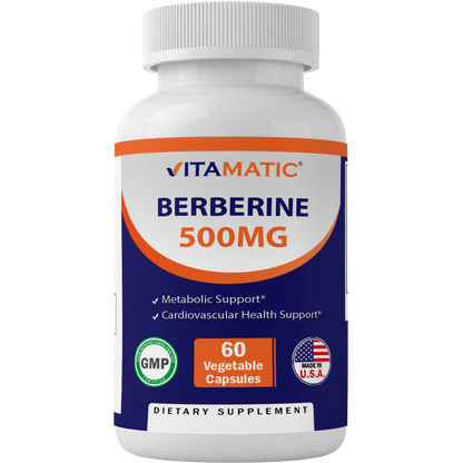 Berberine 500mg - 60 Vegetable Capsules