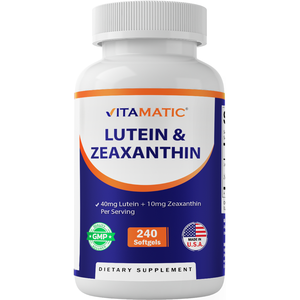 Lutein 40mg with Zeaxanthin 10mg | 240 Softgels