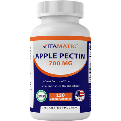 Apple Pectin 700mg 120 Vegetarian Capsules