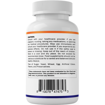 Lithium Orotate 5mg, 240 Veggie Capsules
