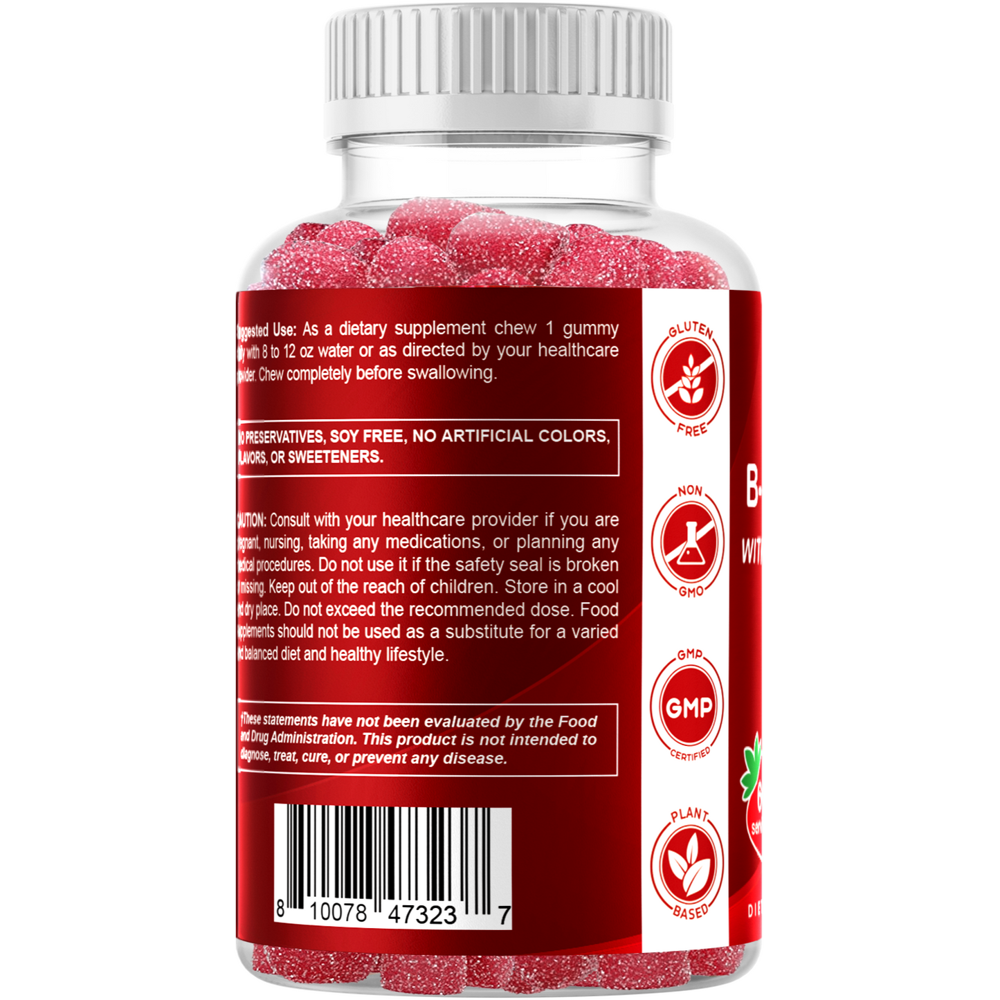 B-Complex with Vitamin C | 60 Gummies