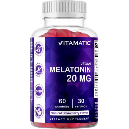 Melatonin 20mg - 60 Vegan Gummies