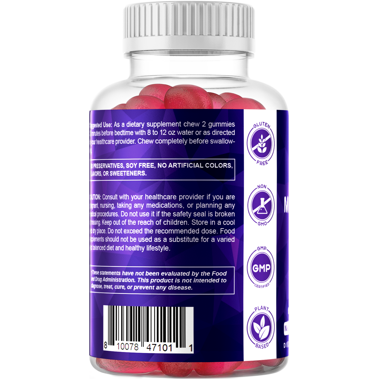 Melatonin 20mg - 60 Vegan Gummies