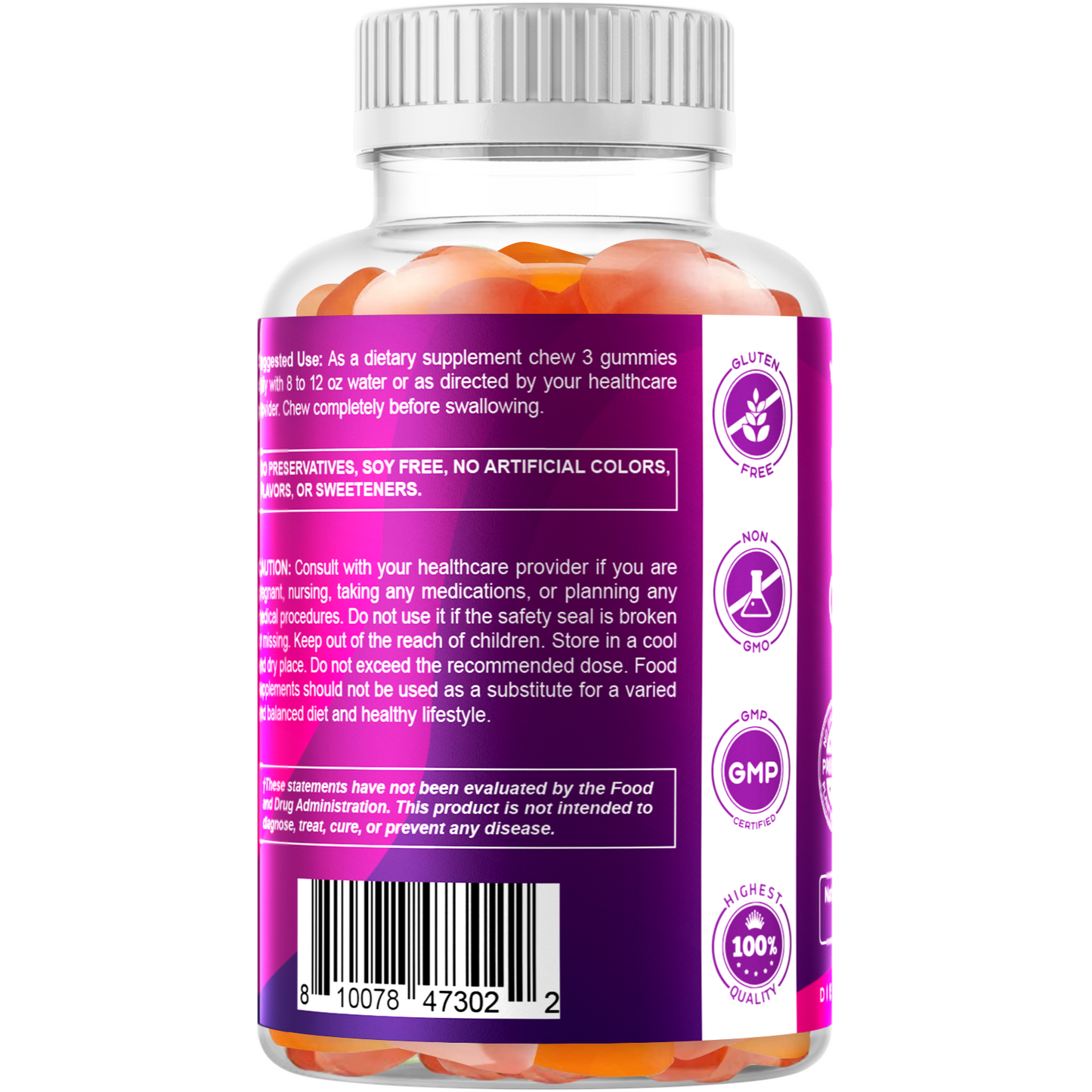 FIBER 7G (Beet Fos-pectin) - 60 Gummies