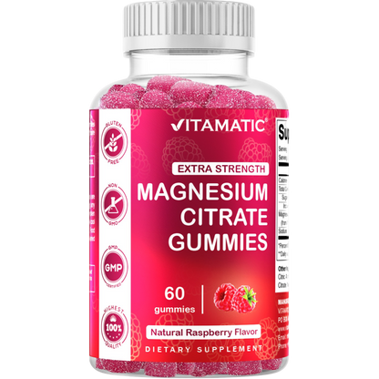 Extra Strength Magnesium 85mg - 60 Vegan Gummies