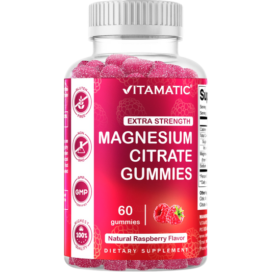 Extra Strength Magnesium 85mg - 60 Vegan Gummies