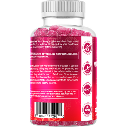 Extra Strength Magnesium 85mg - 60 Vegan Gummies