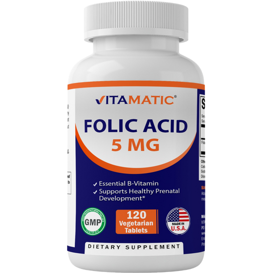 Folic Acid 5mg - 120 Tablets