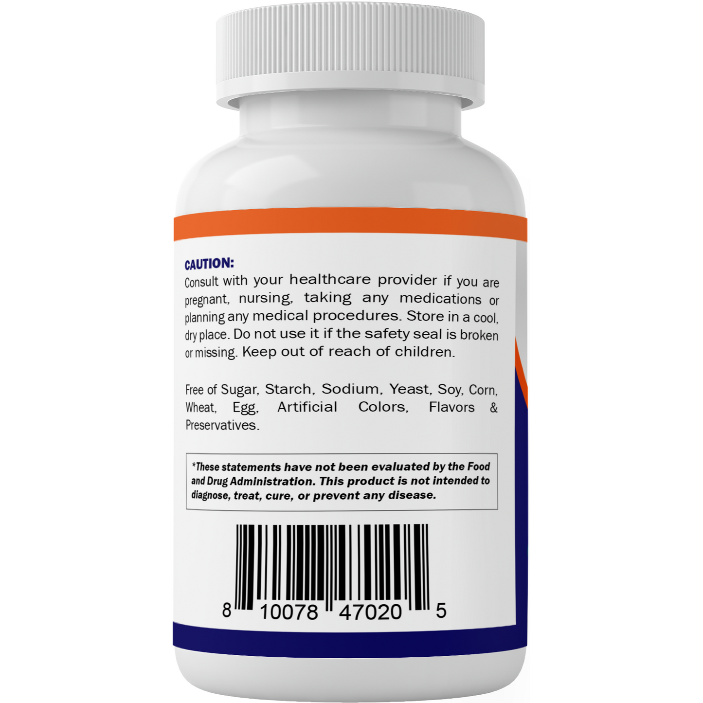 Pantothenic Acid 500 mg - 200 Capsules