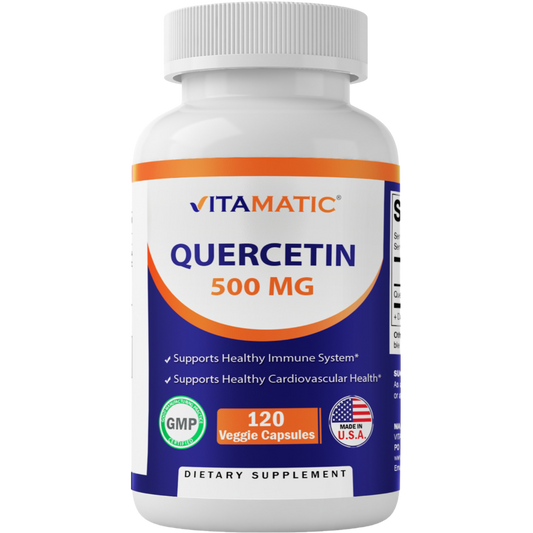 Quercetin 500 mg - 120 Vegetable Capsules