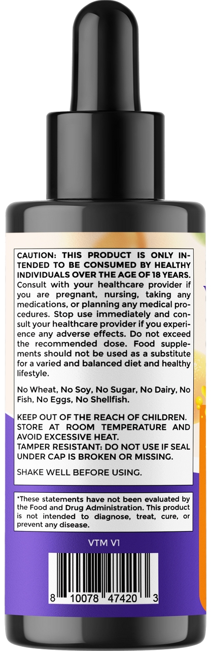 Vitamin A Liquid Drops 10000 IU (3000 mcg), 2 FL Oz