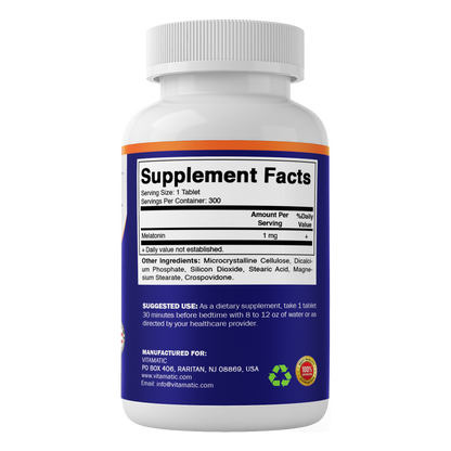 Melatonin 1mg Tablets