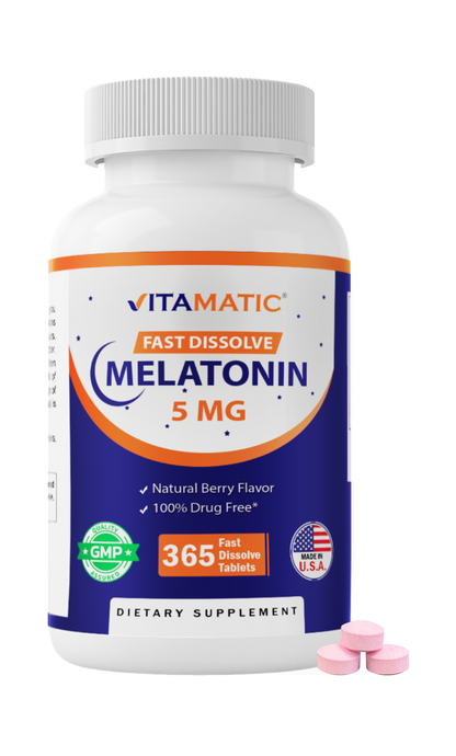 Melatonin 5 mg - 365 Fast Dissolve Tablets